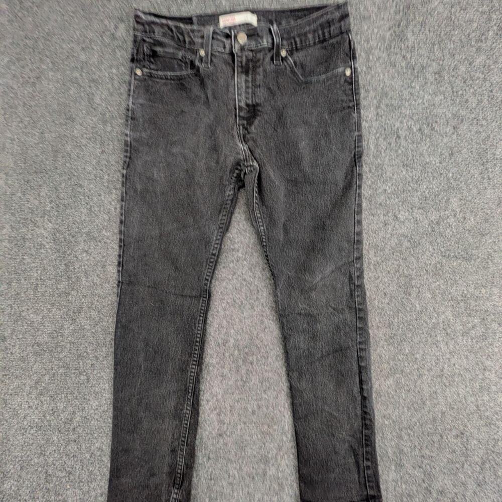 Levi's Signature Jeans Womens 31x30 Black Slim Fit Workwear Denim Pants Trousers
